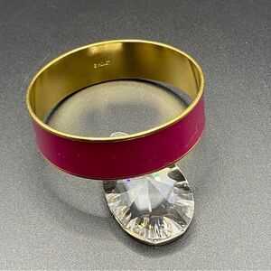 MONET Pink/Plum & Gold Bracelet Bangle